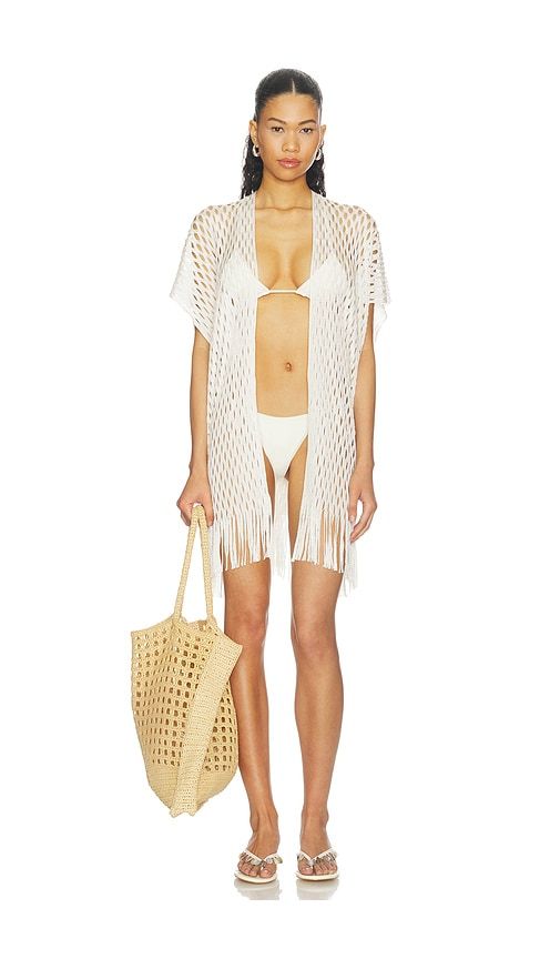 Caught Up Short Caftan in - Luli Fama - Modalova