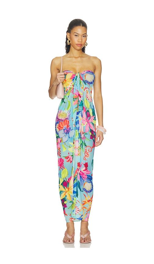 X REVOLVE Oceans Kiss Long Wrap in - Luli Fama - Modalova