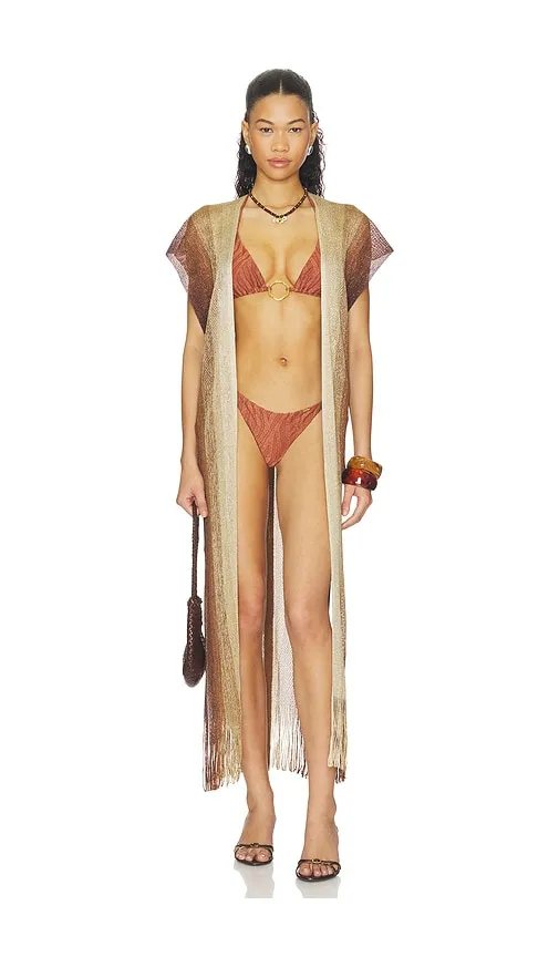 Sunshine Addict Long Caftan in - Luli Fama - Modalova