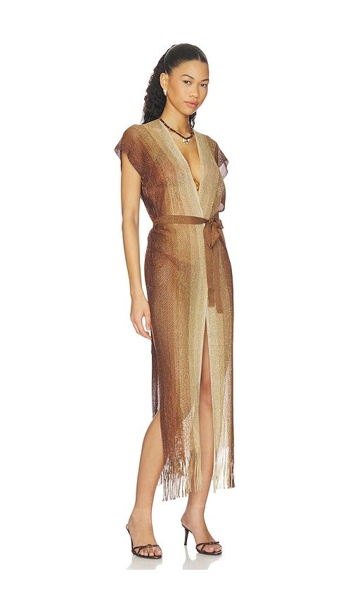 Sunshine Addict Long Caftan in - Luli Fama - Modalova