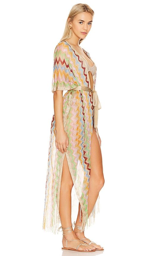 Here Comes The Sun Long Poncho in - Luli Fama - Modalova