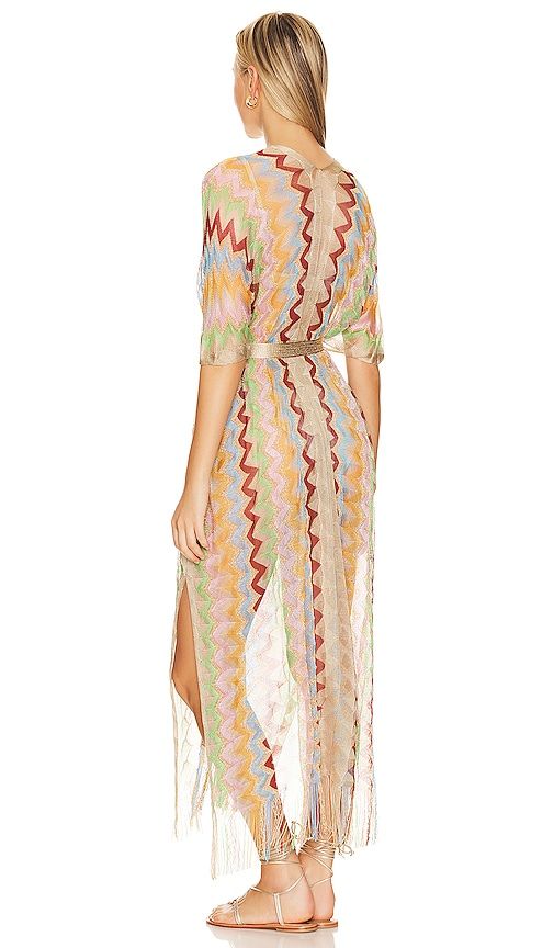 Here Comes The Sun Long Poncho in - Luli Fama - Modalova