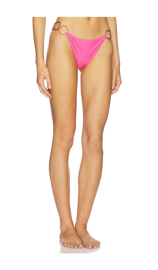 Solar Pop Ring Brazilian Bottom in Pink. - size L (also in M, S, XS) - Luli Fama - Modalova
