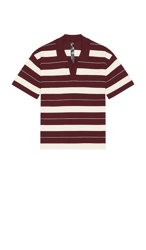 Knit Stripe Short Sleeve Polo Shirt in . Size L. Also in M, S, XL/1X - lululemon - Modalova