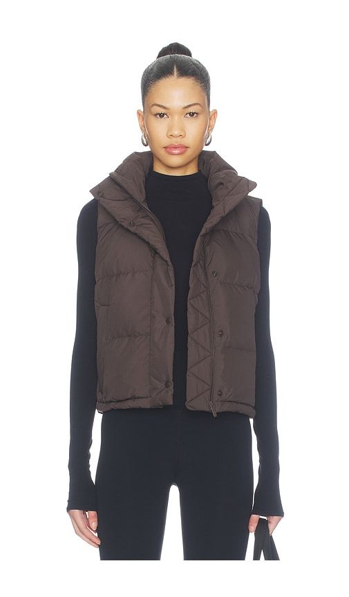 Wunder Puff Cropped Vest in Brown. - size 2 (also in 4, 6, 12, 8, 10, 14) - lululemon - Modalova