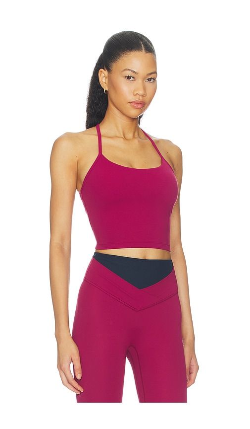 Flow Y Cropped Tank Top in Burgundy. - size L (also in M, S, XL, XS, XXS) - lululemon - Modalova