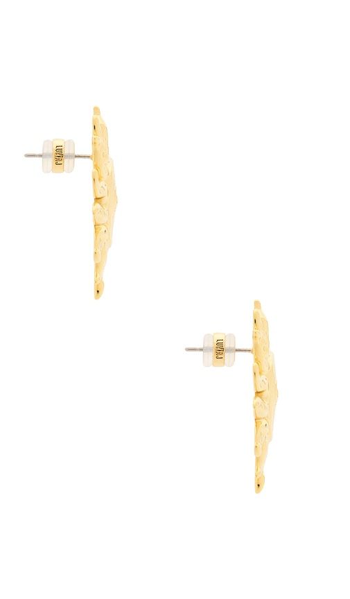 The Ibiza Sun Earrings in Metallic - Luv AJ - Modalova