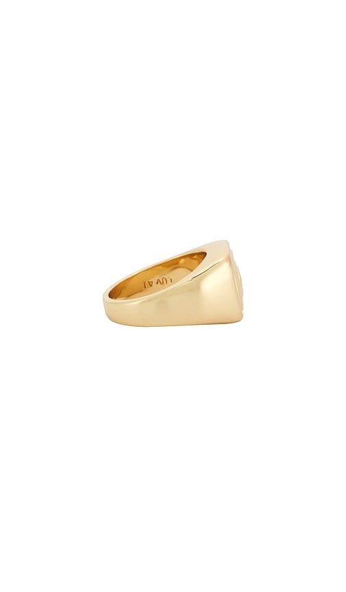The Seychelles Signet Ring in Metallic . - size 5 (also in 6, 7, 8) - Luv AJ - Modalova