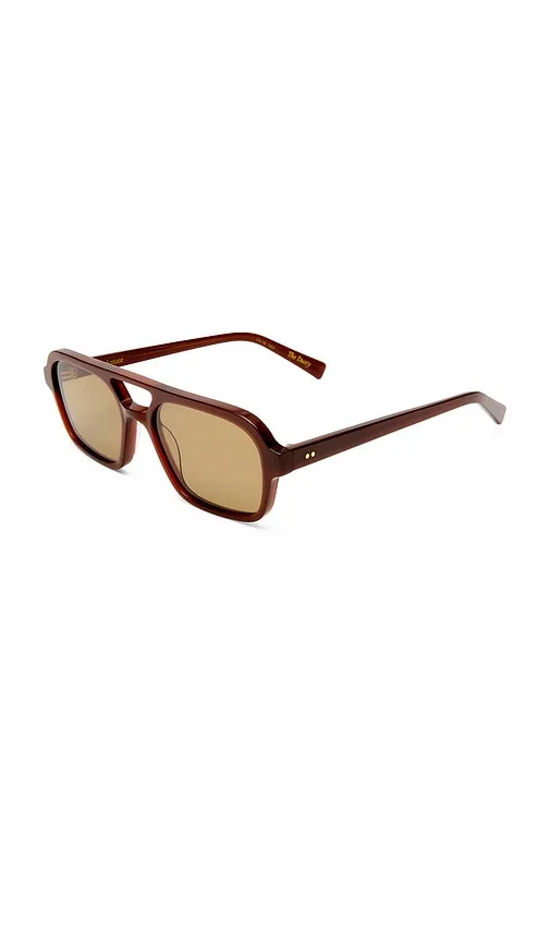 The Dusty Sunglasses in Cognac - Luv Lou - Modalova