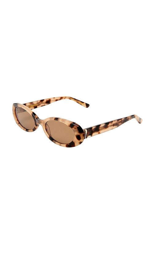The Morgan Sunglasses in Brown - Luv Lou - Modalova