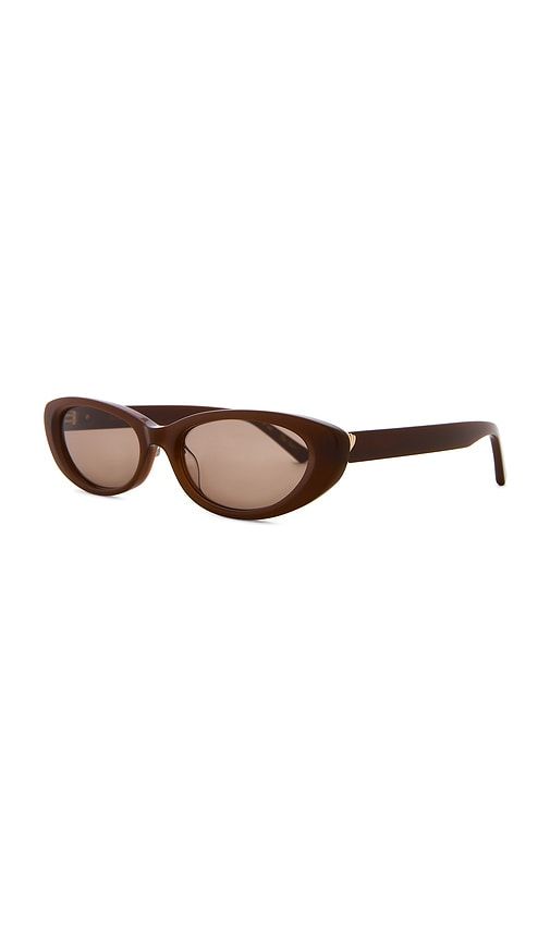 X Whitney Port The Sonny Sunglasses in Cognac - Luv Lou - Modalova
