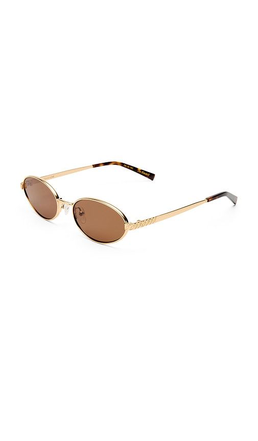 The Kendall Sunglasses in Metallic - Luv Lou - Modalova