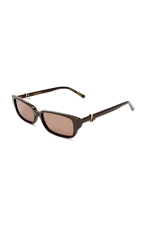 The Phoebe Sunglasses in Brown - Luv Lou - Modalova