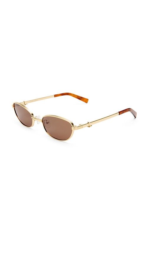 The Brooklyn Sunglasses in Metallic - Luv Lou - Modalova