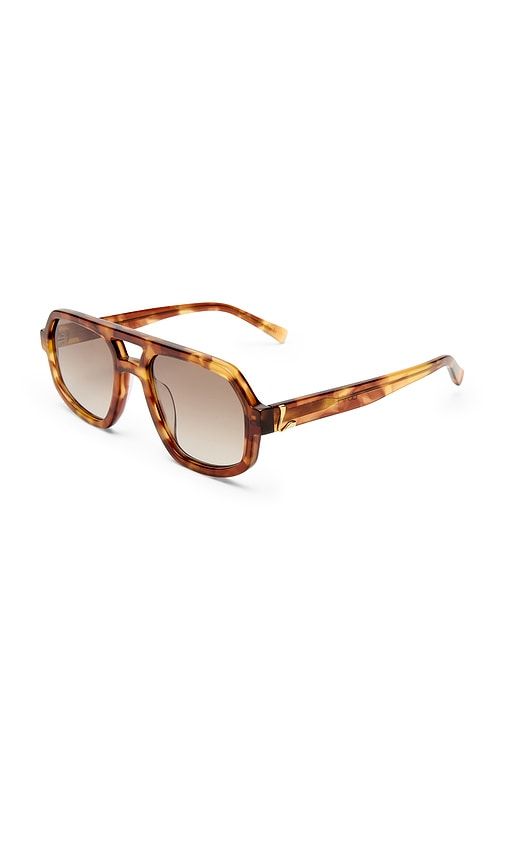 The Banks Sunglasses in Brown - Luv Lou - Modalova
