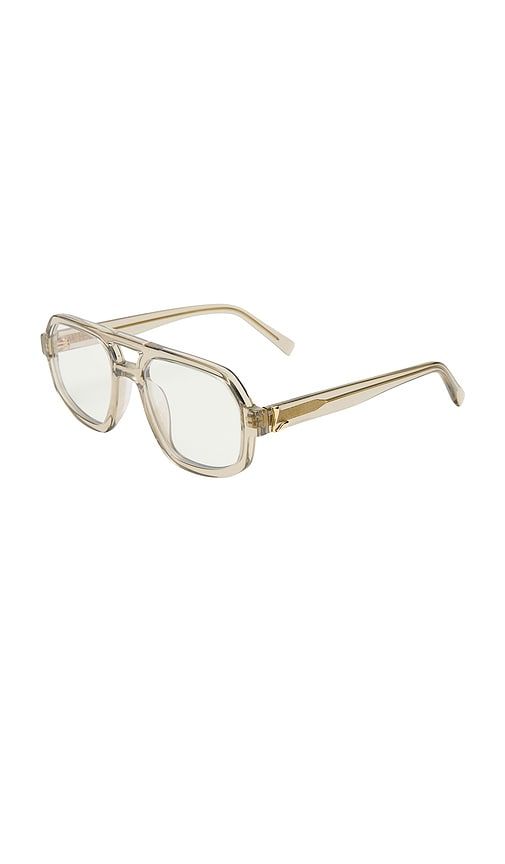 The Banks Blue Light Glasses in Grey - Luv Lou - Modalova