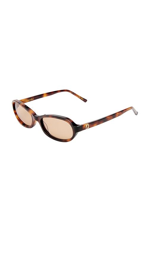 The Elcie Sunglasses in Brown - Luv Lou - Modalova