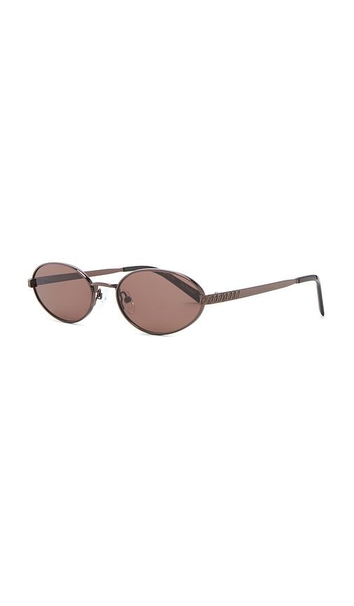 The Kendall Sunglasses in Metallic - Luv Lou - Modalova