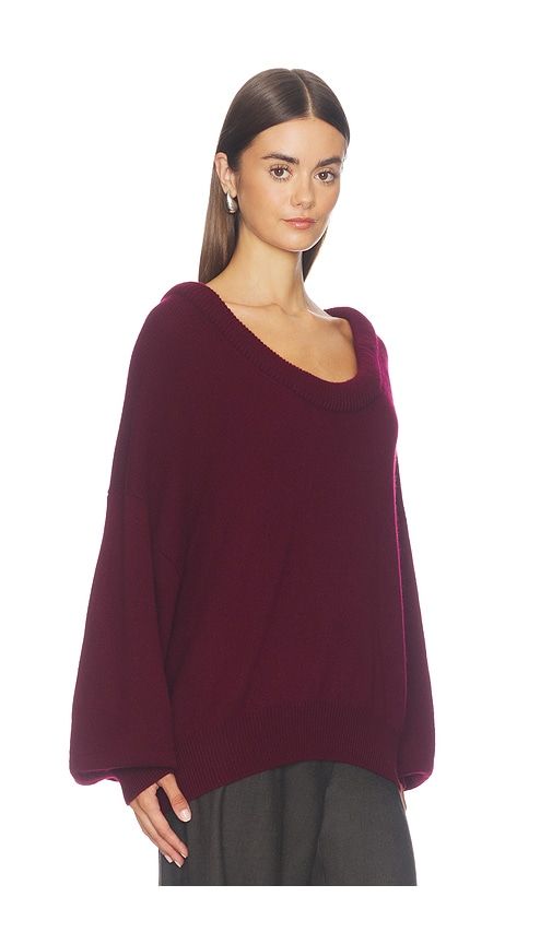 Doria Sweater in Burgundy. - size 0 (also in 1, 2) - Lisa Yang - Modalova