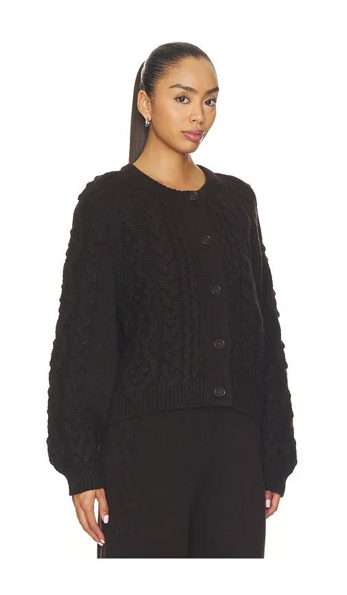 Winroe Cardigan in Brown. - size 0 (also in 1, 2) - Lisa Yang - Modalova