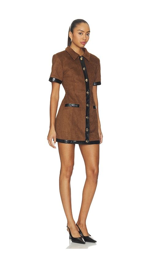 Peyton Dress in Brown. - size S (also in XS, M, L) - Maude Club - Modalova