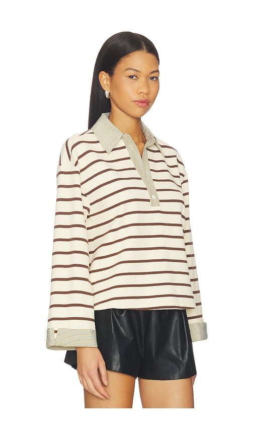 Gabrielle Top in Brown. - size L (also in M, XL, XS) - Maude Club - Modalova
