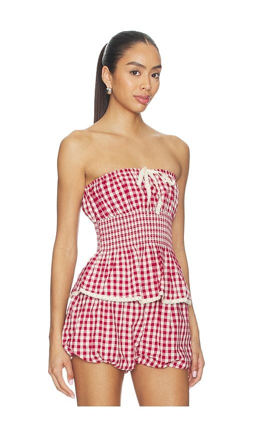 Flora Top in Red. - size L (also in M, S, XS) - Maude Club - Modalova