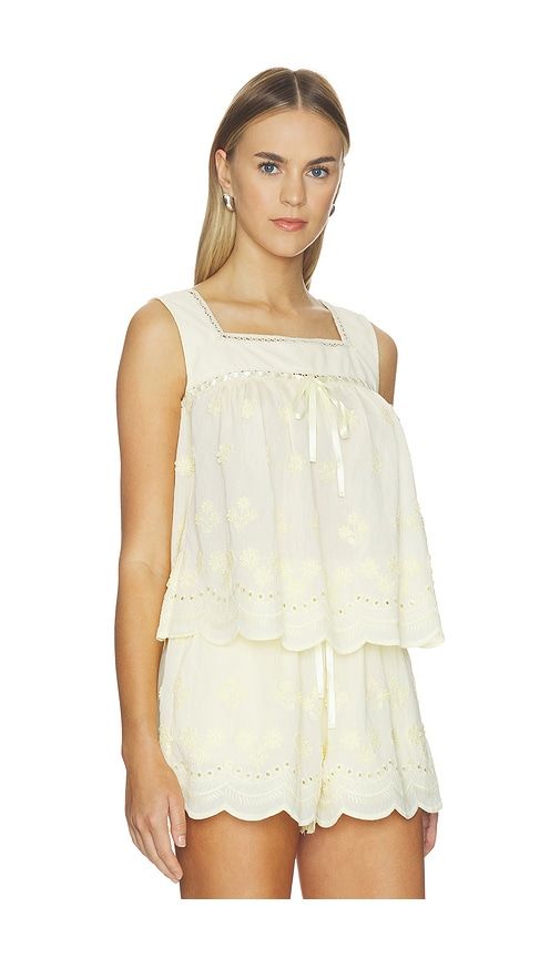 Odette Top in Yellow. - size L (also in M, S) - Maude Club - Modalova