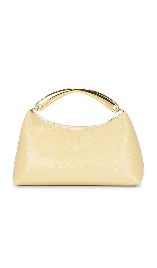 Rhea Metal Top Handle Bag in Yellow - Mansur Gavriel - Modalova