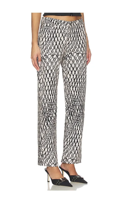 Boyfriend Pant in Black. - size M (also in S) - Miaou - Modalova