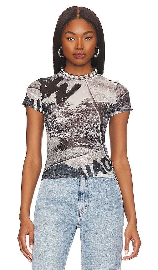 Mini Tee in Black. - size S (also in XS, XXS) - Miaou - Modalova