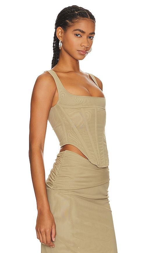 Campbell Corset in Sage. - size S (also in XS) - Miaou - Modalova