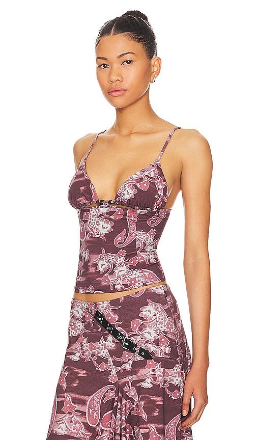 Ellie Top in Burgundy. - size L (also in XL) - Miaou - Modalova