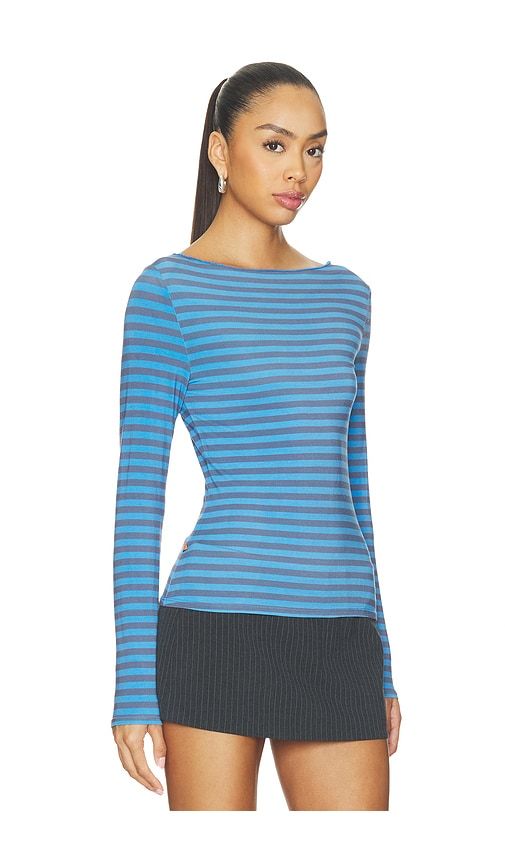 Amelia Top in Blue. - size L (also in M, S, XL, XS) - Miaou - Modalova