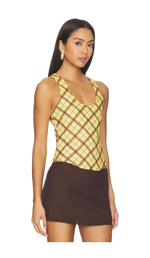 Annika Corset in Yellow. - size L (also in M, S, XL, XS) - Miaou - Modalova