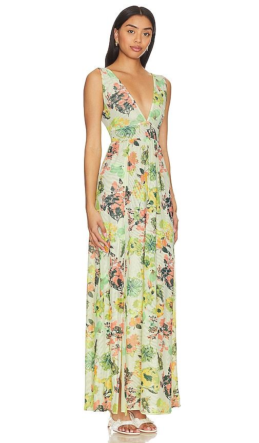 Clementina Maxi Dress in Green. - size L (also in M) - Maaji - Modalova