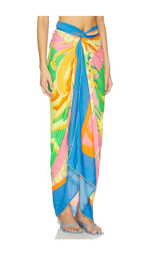 Sun Flicker Isla Cover Up in Yellow - Maaji - Modalova