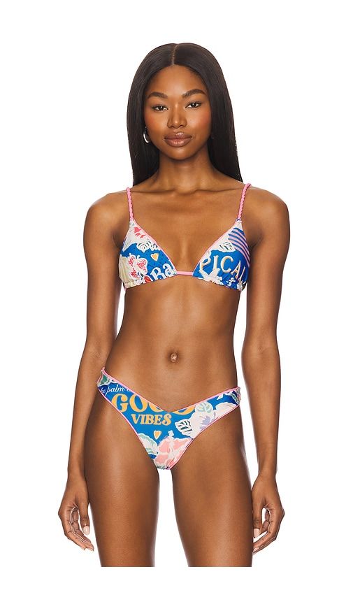 Upbraid Bikini Top in Pink. - size M (also in XS) - Maaji - Modalova