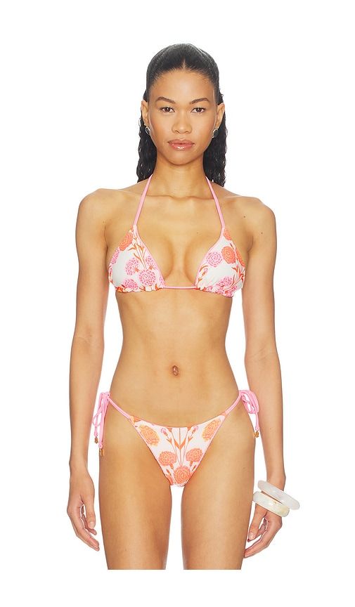 Rose Mirage Balmy Bikini Top in . - size S (also in M, L) - Maaji - Modalova