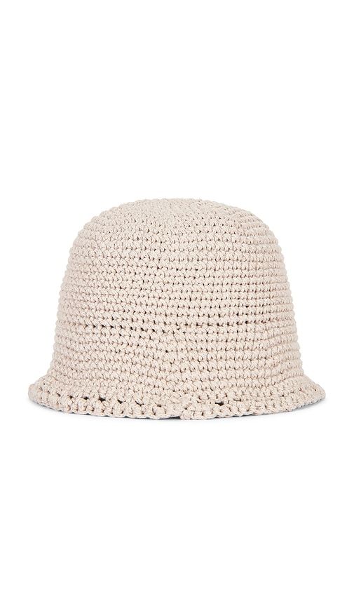 Magda Butrym Crochet Hat in Beige - Magda Butrym - Modalova