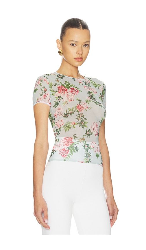Floral T-Shirt in Blue. - size 36 (also in 38, 40) - Magda Butrym - Modalova