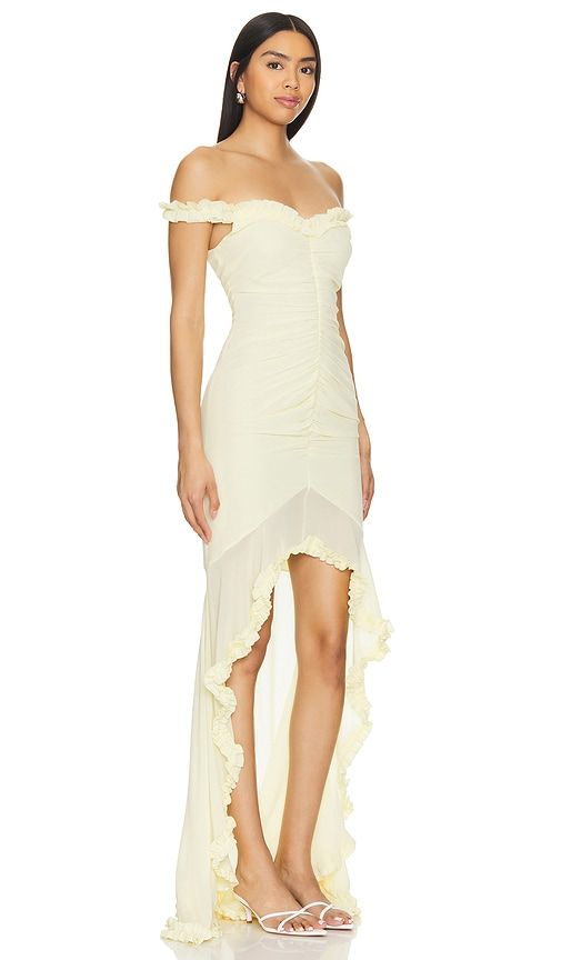 Chandra Gown in Lemon. - size M (also in XL) - MAJORELLE - Modalova