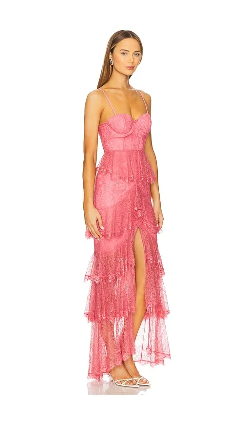 Zelda Fitz Gown in Pink. - size L (also in XL) - MAJORELLE - Modalova
