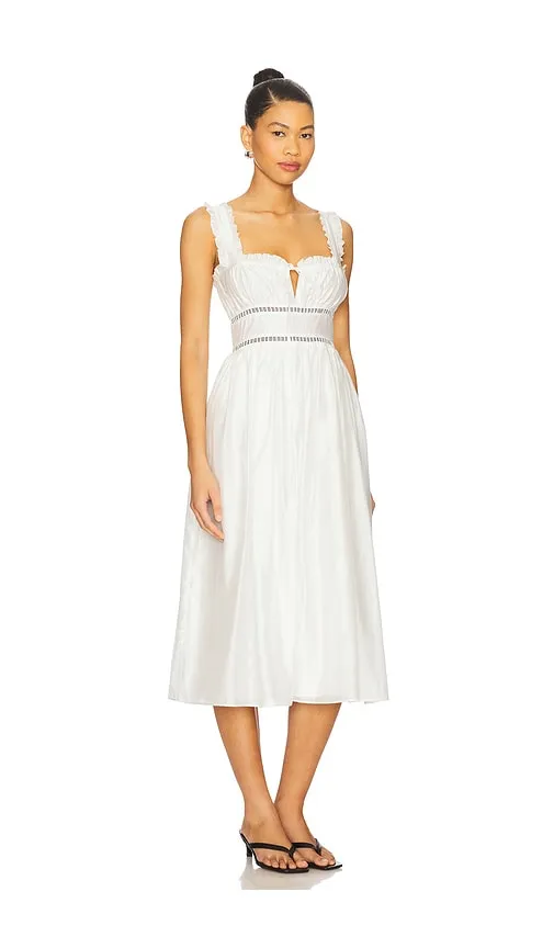 Dora Midi Dress in . - size M (also in S, XXS) - MAJORELLE - Modalova