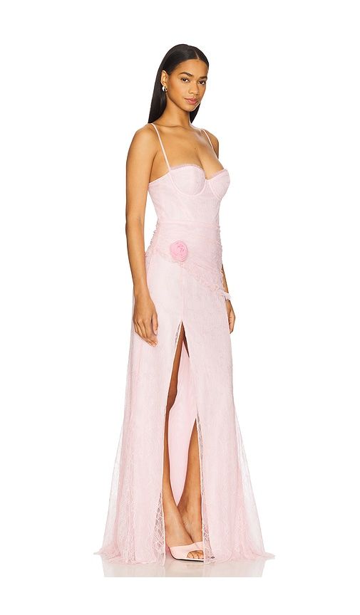 Salma Gown in Rose. - size L (also in M, S, XS) - MAJORELLE - Modalova
