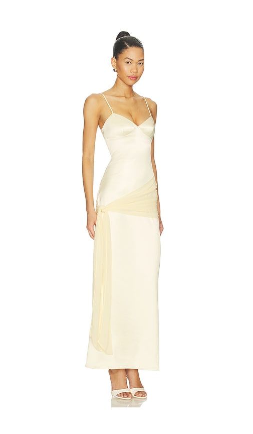 Emmie Gown in Yellow. - size L (also in S, XL) - MAJORELLE - Modalova