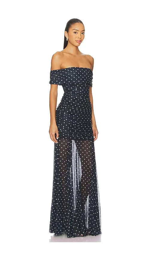 Lena Gown in Navy. - size S (also in XS, XXS) - MAJORELLE - Modalova