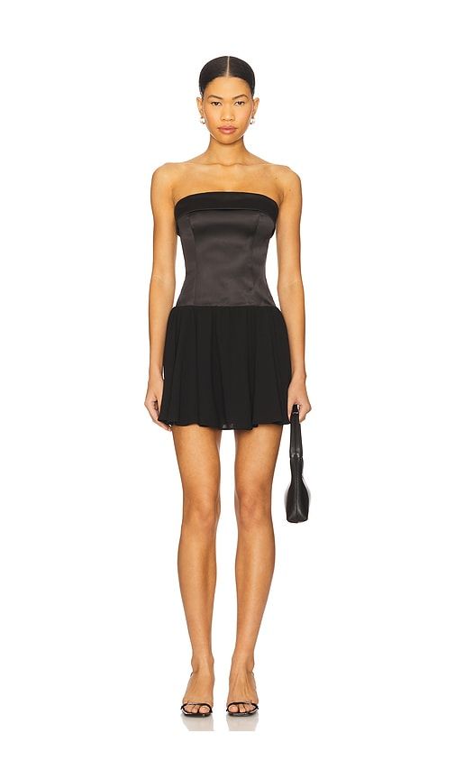 Tamera Mini Dress in Black. - size L (also in M, S, XL, XS) - MAJORELLE - Modalova