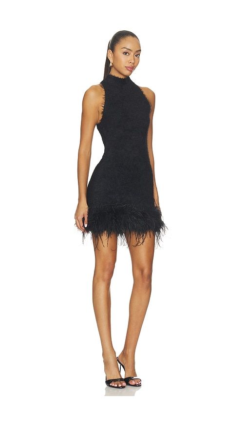 Starlette Feather Dress in . - size L (also in M, S, XS, XXS) - MAJORELLE - Modalova