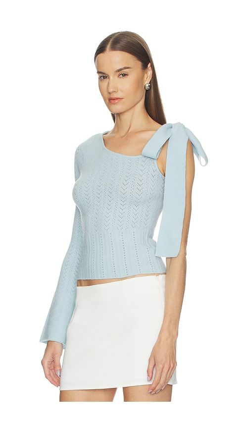 Belle Bow Tie Sweater in . - size L (also in M, S, XS) - MAJORELLE - Modalova